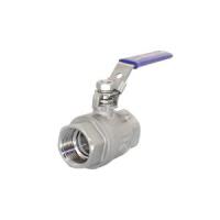 Кран шаровой муфтовый двусоставной с фиксатором нержавеющий (2PCH), AISI304 DN65 (2_1/2"),(CF8),PN63