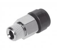 Festo Фитинг цанговый  QS-V0-1/4-10 (стойкий к огню, упаковка 10 шт)