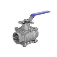 Кран шаровой муфтовый под привод нержавеющий (3PC), AISI304 DN65 (2_1/2"), (CF8), PN64