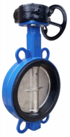 Затвор HORNHOF дисковый поворотный HB303 NBR, DN100, PN16, с редуктором