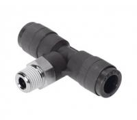 Festo Тройник цанговый  QST-V0-3/8-10 (стойкий к огню, упаковка 10 шт)