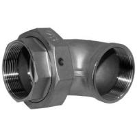 Американка угловая вр/вр нержавеющая  AISI304 DN15 (1/2"), (CF8), PTFE, PN16