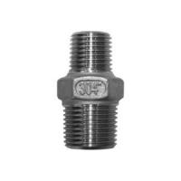 Ниппель резьбовой переходной нержавеющий   AISI304 DN50 х DN40 ( 2" х 1_1/2"), (CF8), PN16