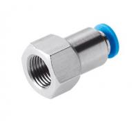 Festo Фитинг цанговый прямой  QSF-1/4-4-B (упаковка 10шт)