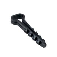 EKF plc-cd1-5x10b; Дюбель-хомут (5х10 мм) для плоского кабеля черный (100 шт.) PROxima