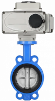 Затвор HORNHOF дисковый поворотный HB303 PTFE, DN050, PN16, с электроприводом