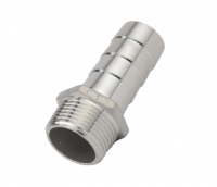 Штуцер ёлочка нержавеющий нр, 3/4"-Ø20 AISI304 (CF8), VDSM-VH20*20/4 AISI 304-316 АРТ300+150