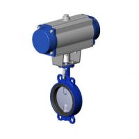 Затвор дисковый ГОСТ поворотный VPI4449-02EP Ду 50 Ру16 межфл с пн/приводом диск нерж манжета EPDM Tecofi VPI4449-02EP0050 + 300160147